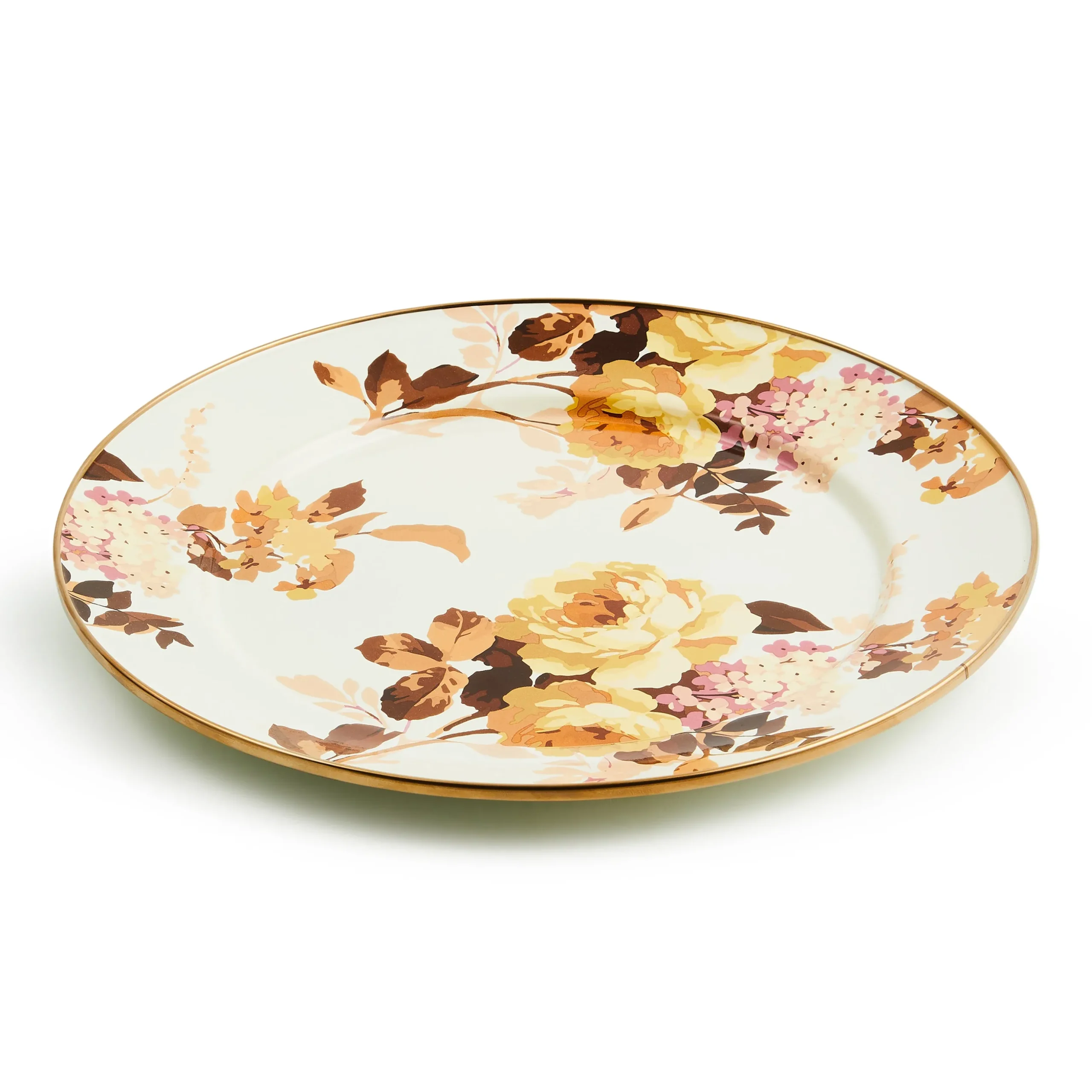 Wild Rose White Charger/Plate