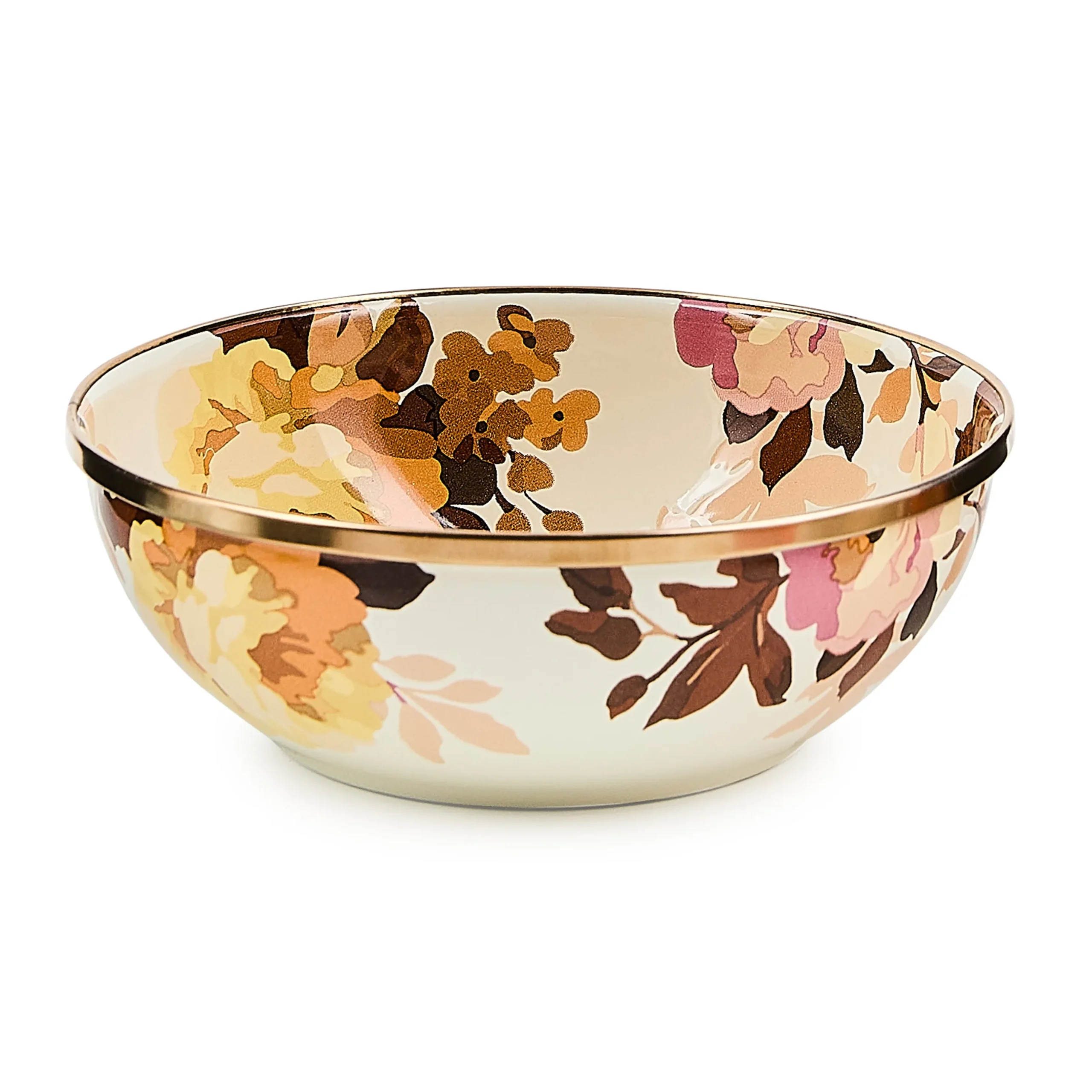 Wild Rose White Everyday Bowl