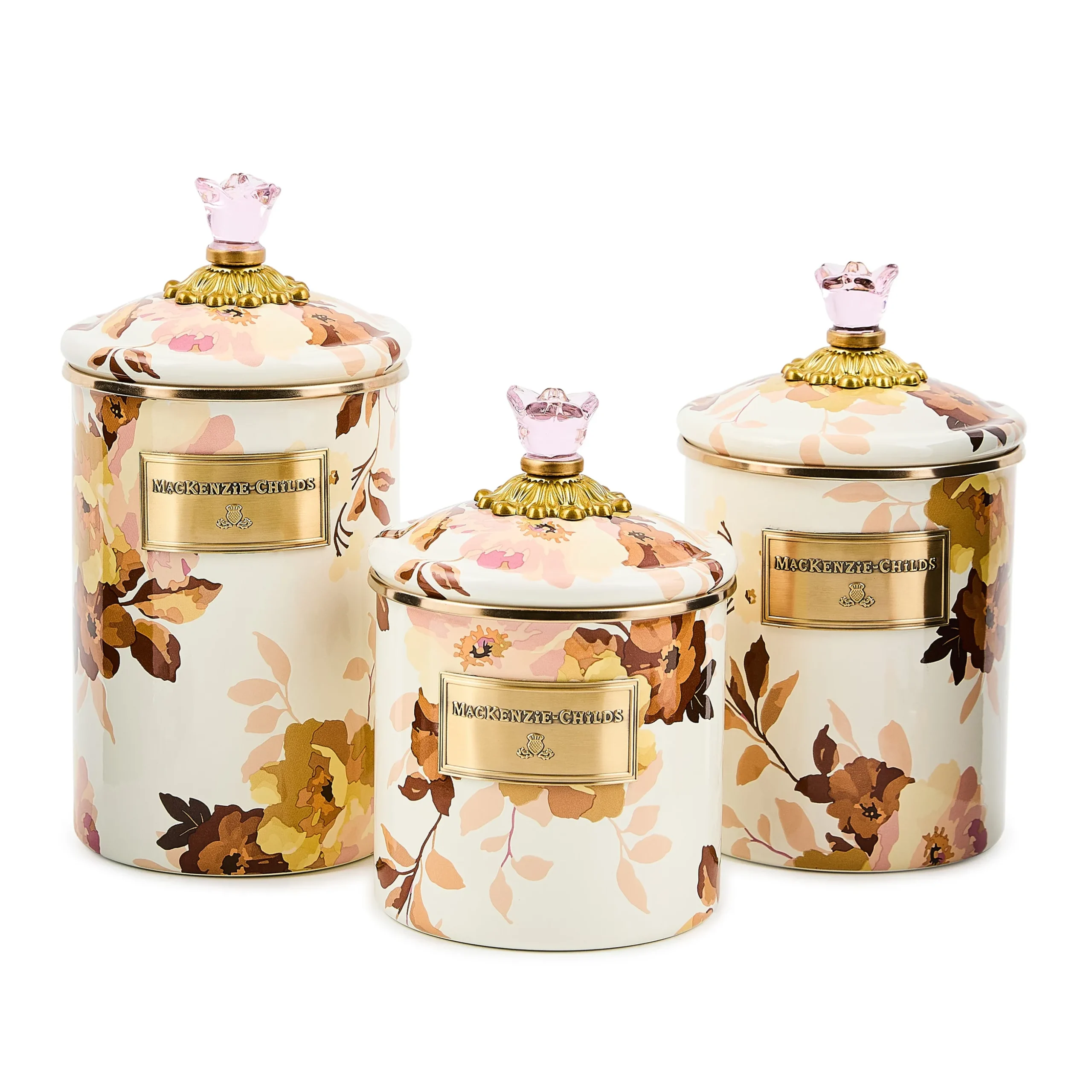 Wild Rose White Large Canister