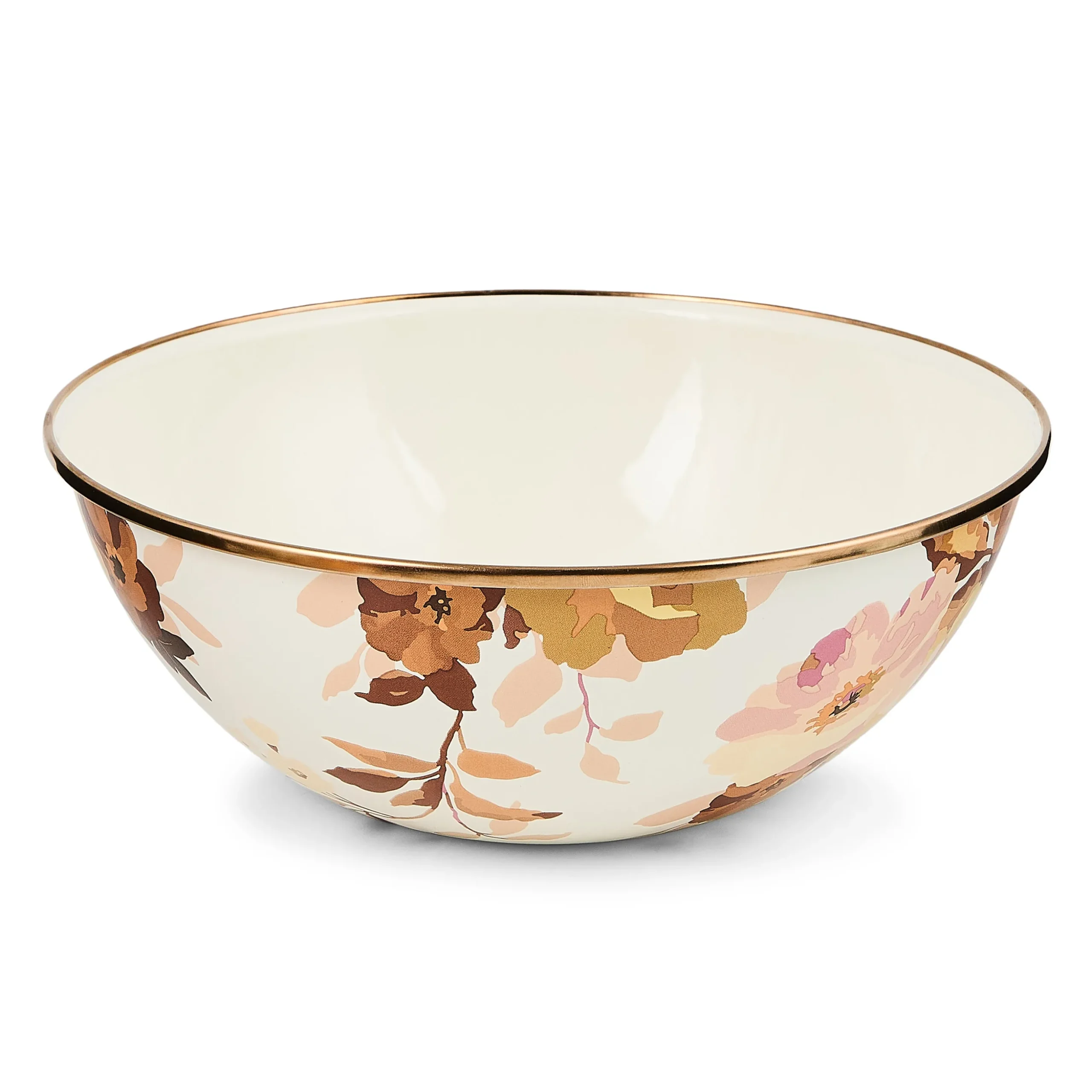 Wild Rose White Medium Everyday Bowl