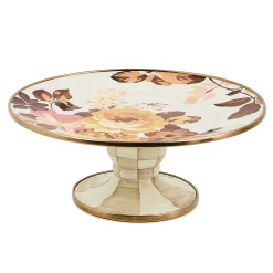 Wild Rose White Mini Pedestal Platter