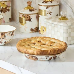 Wild Rose White Pie Plate
