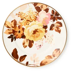 Wild Rose White Salad Plate