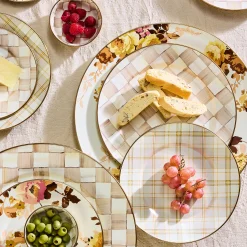Wild Rose White Serving Platter
