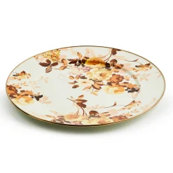 Wild Rose White Serving Platter