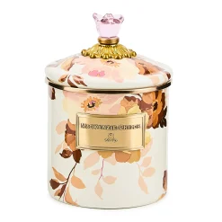 Wild Rose White Small Canister