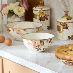 Wild Rose White Small Everyday Bowl
